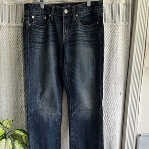 American Eagle Outfitters Dark Blue cropped Jeans